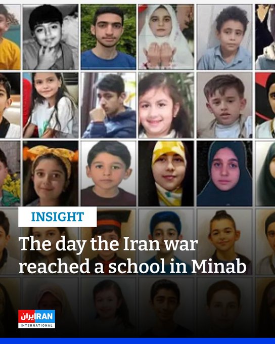 Newly released surveillance footage appears to show repeated strikes hitting a primary school in the southern Iranian city of Minab on the first day of the war, an attack Iranian authorities say killed more than 100 children and teachers.https://iranintl.com/en/202603309147