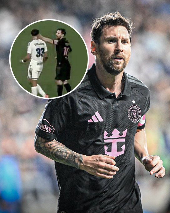 Messi has been fined an undisclosed amount by MLS for slapping Philadelphia’s Quinn Sullivan on the back of the neck as the two exchanged words Wednesday night.