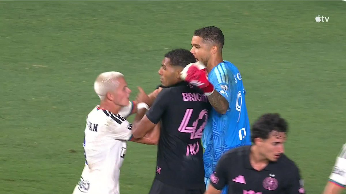 Tempers flared at the end of Philly-Miami 

Cavan Sullivan and Yannick Bright were both sent off with reds at the end of the draw. 

( MLS on Apple TV)