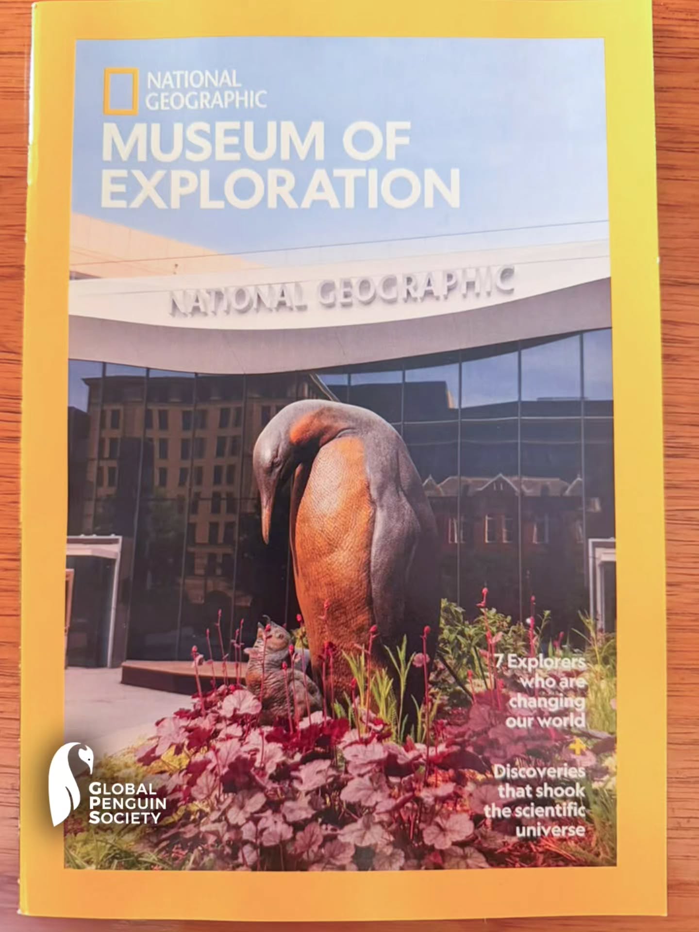 Last June, National Geographic’s Museum of Exploration (MOE) opened its doors to the public in Washington, D.C., and penguins have a very special place there. At the entrance, a bronze sculpture of an emperor penguin and its chick welcomes visitors. For two years, Global Penguin Society supported the creative process, providing scientific expertise to ensure an accurate representation of this iconic species. The sculpture is accompanied by an app that allows visitors to use their phones to see virtual penguins interacting around them. In addition, the cover of the book given to visitors features an image of this penguin.
El pasado junio, el Museum of Exploration (MOE) de National Geographic abrió sus puertas al público en Washington D.C., y los pingüinos ocupan un lugar muy especial. En la entrada, una escultura de bronce de un pingüino emperador junto a su cría recibe a los visitantes. Durante dos años, Global Penguin Society acompañó el proceso de creación, aportando conocimiento científico para lograr una representación fiel de esta icónica especie. La escultura se acompaña con una aplicación para que desde el celular se puedan ver pingüinos virtuales interactuando. Además, la tapa del libro que se entrega a los visitantes contiene una imagen de este pingüino.
Credits: Rebecca Hale/National Geographic - Abram Eric Landes/National Geographic
#NationalGeographic #MuseumOfExploration #Penguins #NatGeoExplorer  #OceanConservation
@natgeosociety
@natgeo
natgeosociety
4d
Thank you for your support and collaboration through the creative process to ensure an accurate representation of this iconic species. 🐧