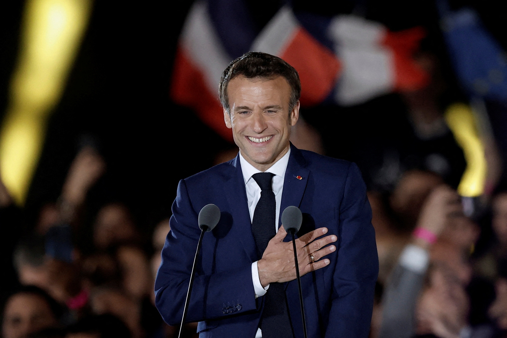 第一次連任法國總統就上手？馬克宏未來挑戰艱鉅沒有蜜月期 